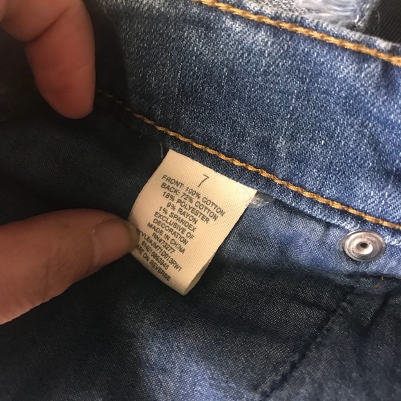 mUDd festival embroidered Jean Shorts - Picture 4 of 4